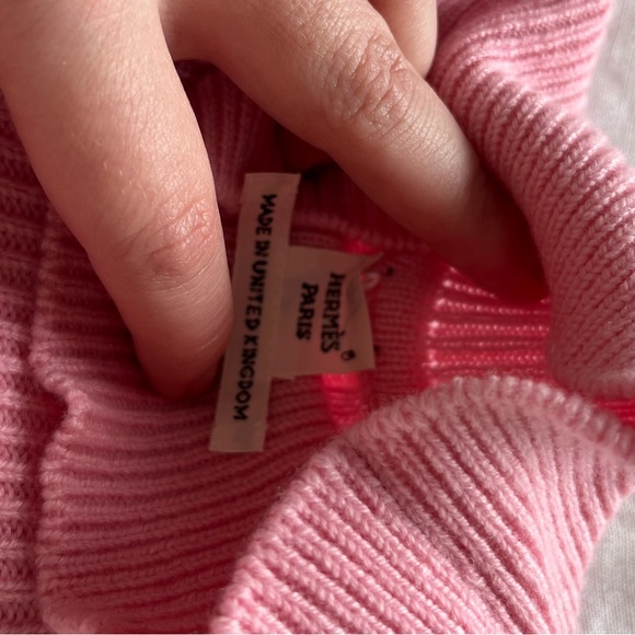Hermes Fitted Pink Sweater Dress - Picture 7 of 10